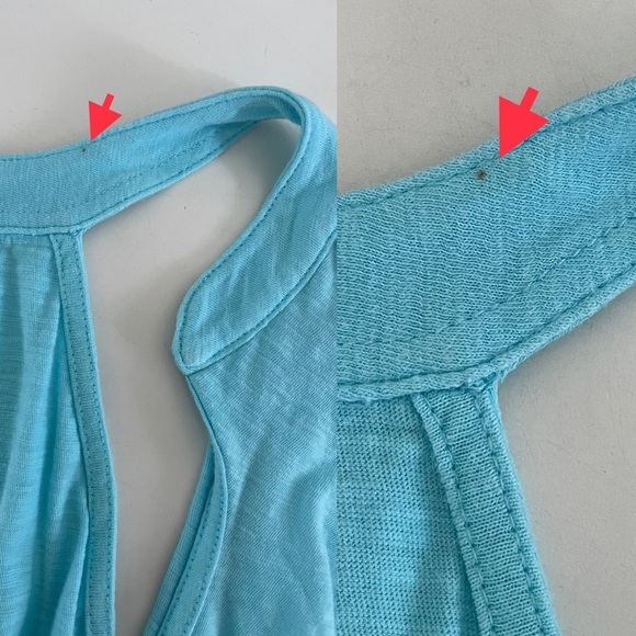 Lilly Pulitzer 100% Pima Cotton Ruffle V-Neck Halter Tank Top Women’s Small - Picture 8 of 12